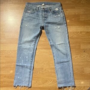 NSF Distressed Blue Jeans
